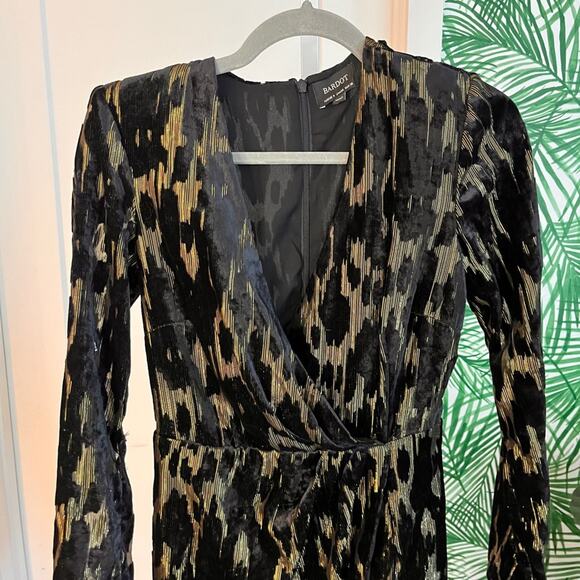 Bardot Ariela Mini Dress in Lurex Leo XS - Picture 6 of 11